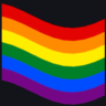 Generate a random or fixed LGBTQIA+ flag of your choice
